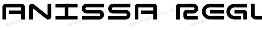 Anissa Regular字体转换